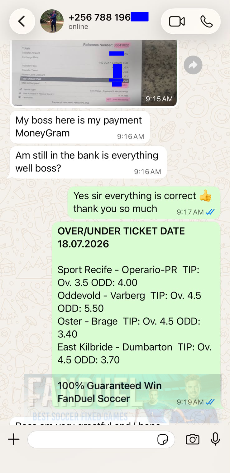 over under goals ticket whatsapp proof 18.07.2026