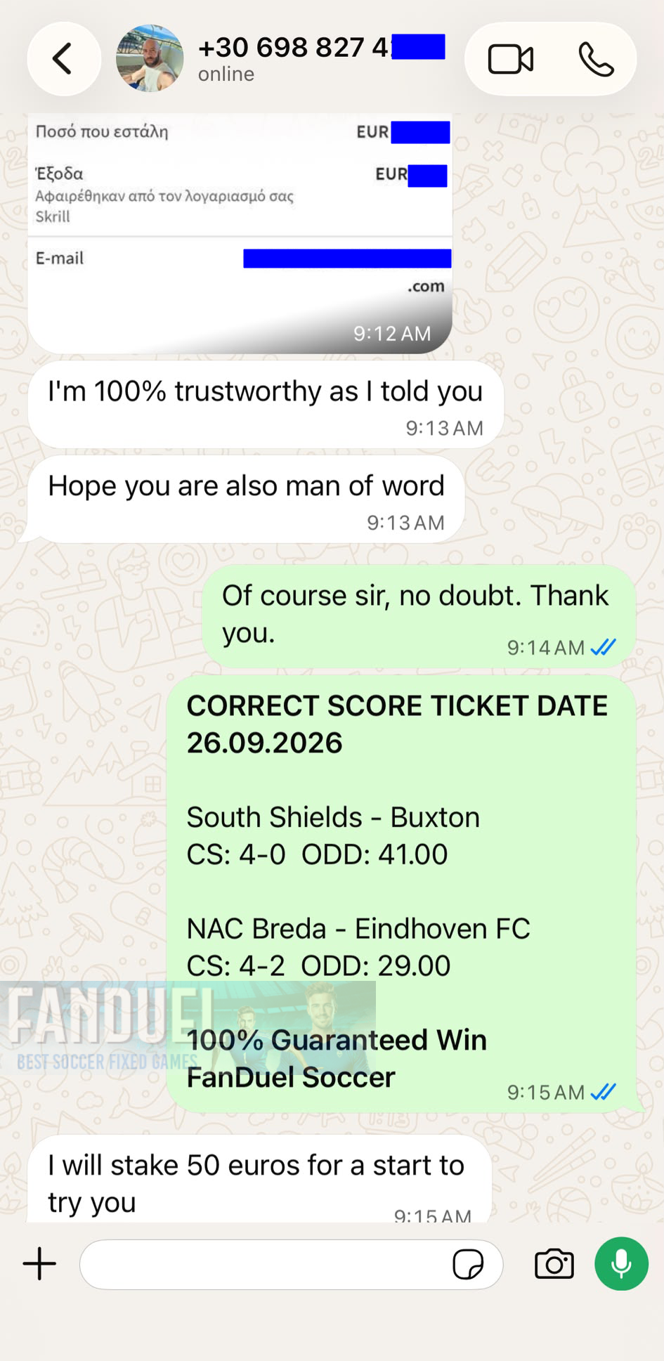 fixed correct score ticket whatsapp proof 26.09.2026